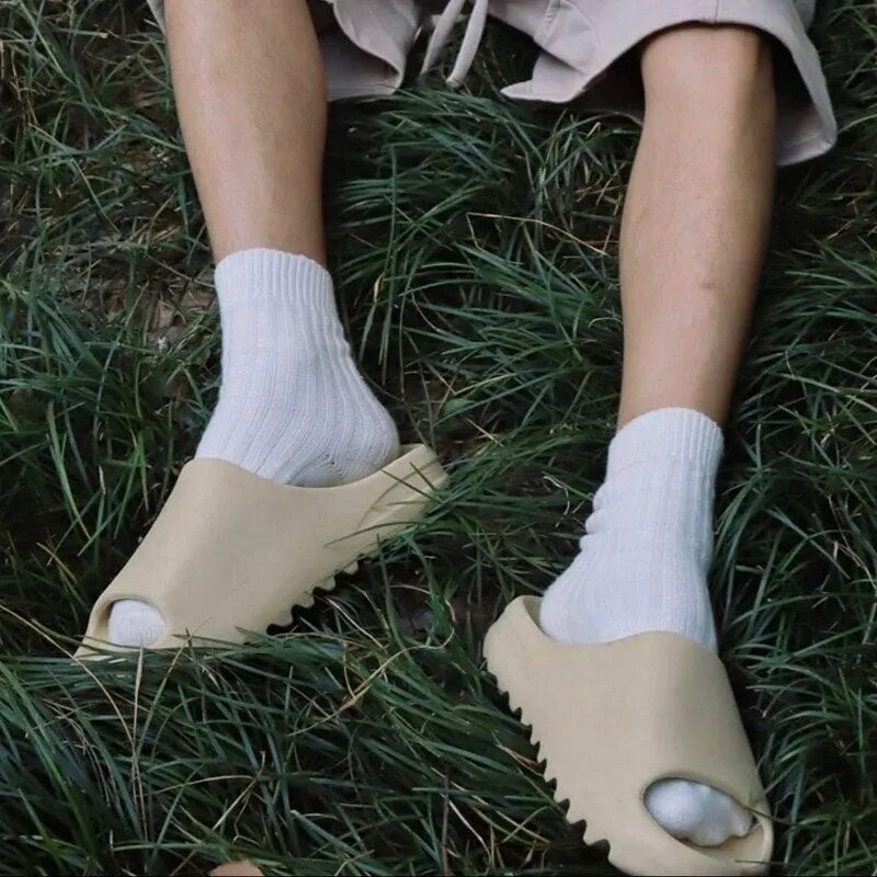 Chanclas de plataforma de verano con suela gruesa