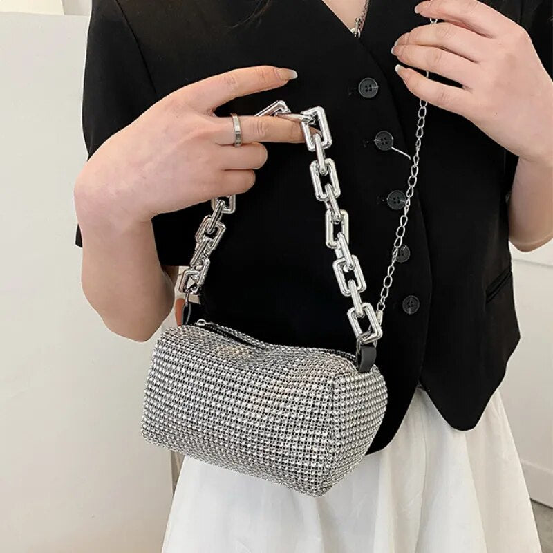 Bolso diseño de Diamantes Brillantes